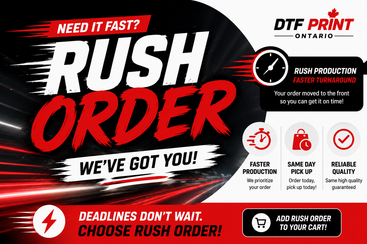 RUSH FEE